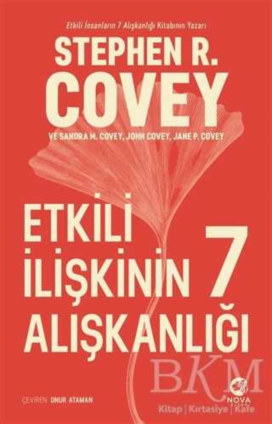 Etkili İlişkinin 7 Alışkanlığı Nova Kitap Jane P. Covey