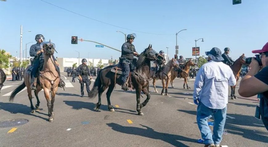 Los Angeles'taki eylemler: California Valisi, Trump'ı dava ediyor