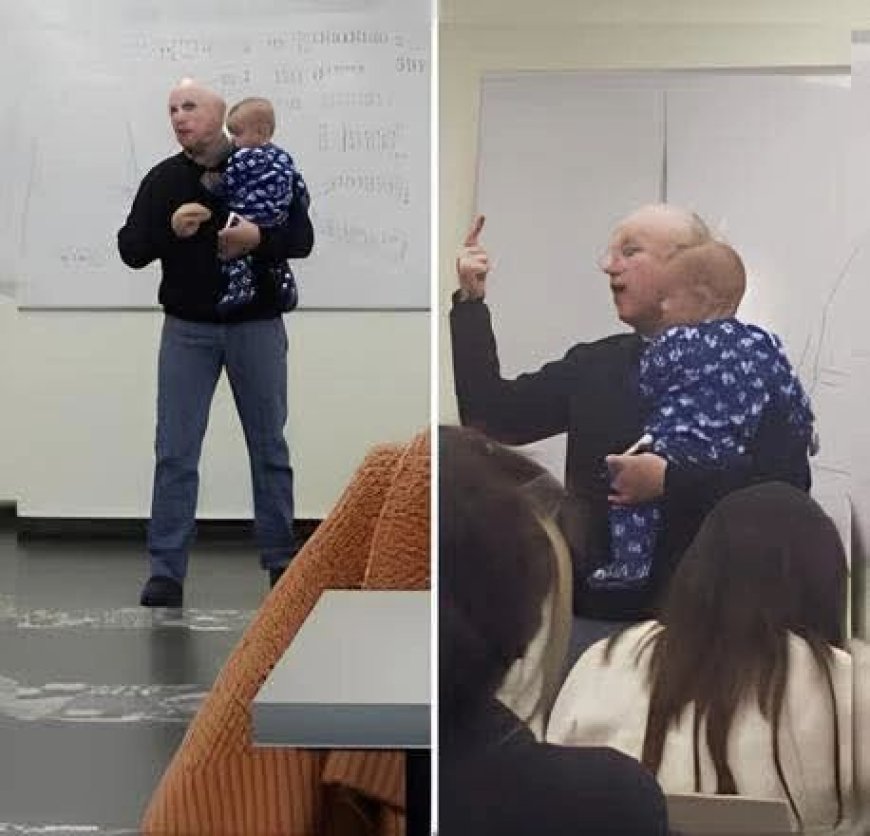 Ders Anlatırken Bebek Baktı: Profesör Engelberg'den Annelere İlham Veren Destek