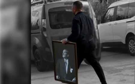 İstifa etti, Atatürk'ün fotoğrafını aldı, gitti