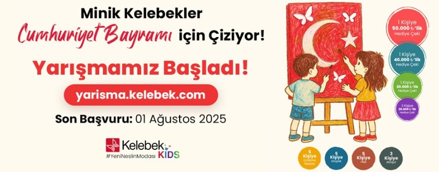 "Minik Kelebekler Cumhuriyet Bayramı için Çiziyor!"