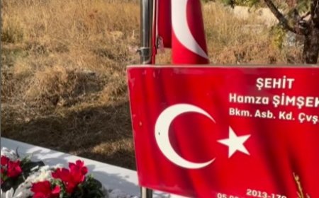 Şehit Hamza Şimşek’in Mezarı Temizlendi, Nenemizin Hayali Gerçek Oldu