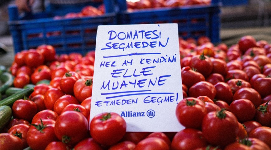 Allianz’tan Meme Kanseri Farkındalığına Yaratıcı Dokunuş: “Pazarda Elle Muayene!”
