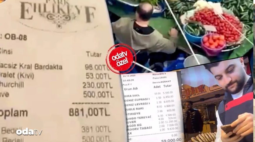 Limon 10, su 85, boyoz 350 TL... Vatandaşı bıktırdılar... Adisyon çılgınlığı