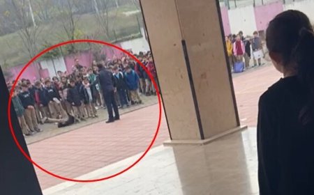 Okul bahçesinde müdürden öğrenciye şiddet: İnceleme başlatıldı!