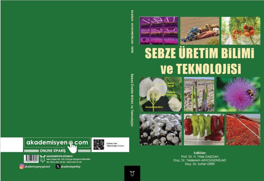 Patlıcan yetiştiriciliği kitap bölümü akademik eserde yayımlandı