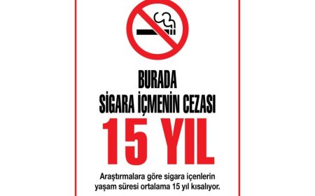 Cevahir AVM’de sigara uyarıları büyütüldü, alanlara taşındı