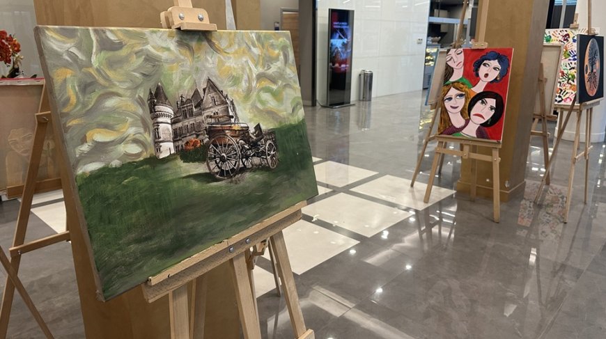 Kanser hastaları sanatla umudu yeniden çizdi
