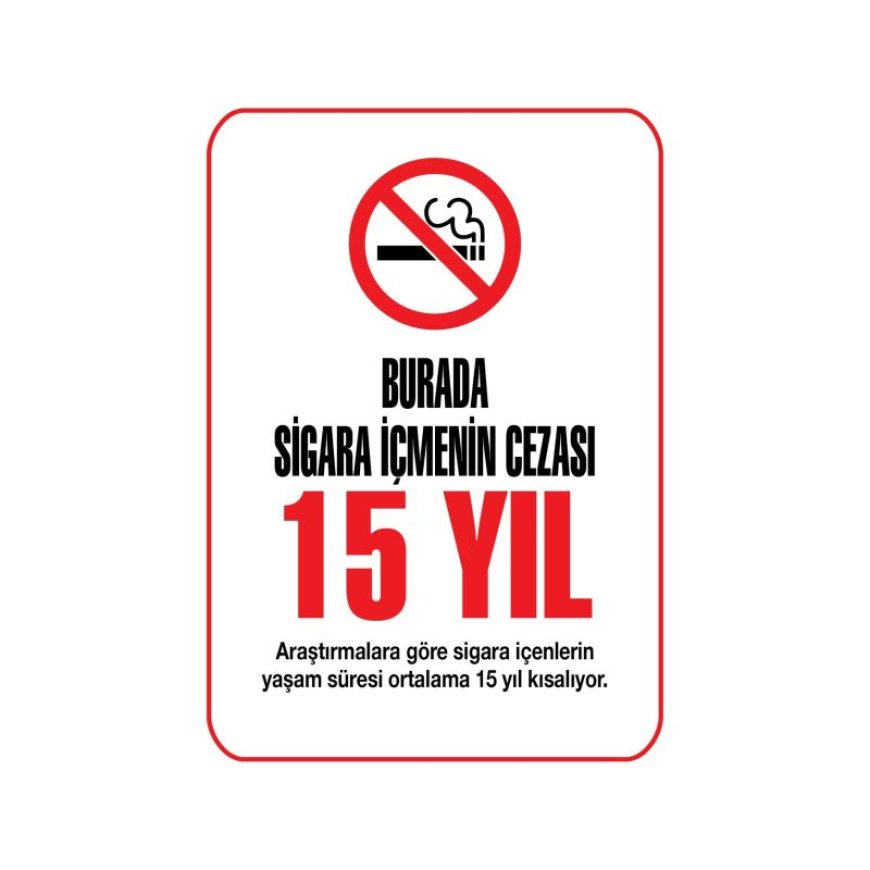 Cevahir AVM’de sigara uyarıları büyütüldü, alanlara taşındı