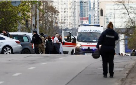 Police flee leaving child behind during deadly Kyiv shooting