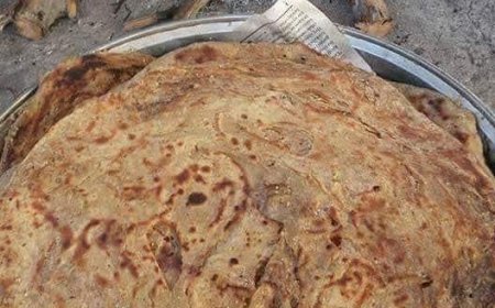 Amasya yağlısı odun ateşinde saçta pişirilerek yaşatılıyor