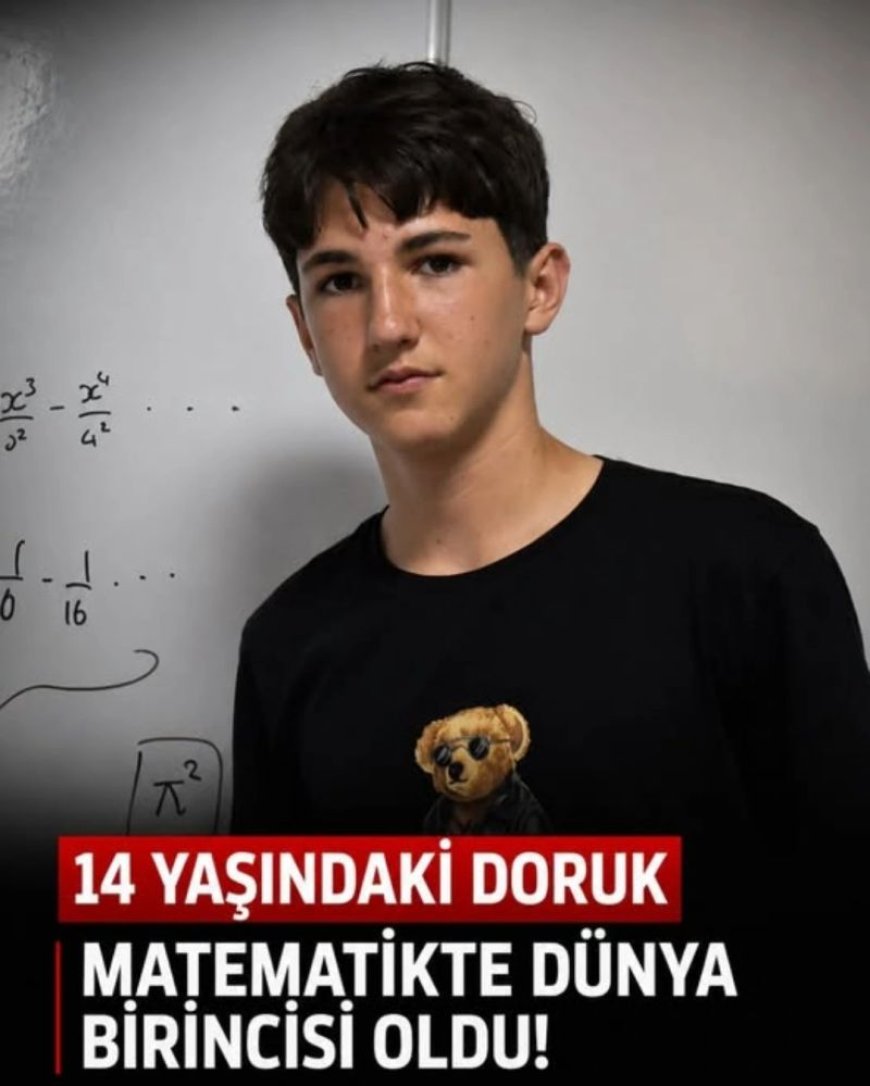 İzmirli Doruk Sabuncuoğlu Ford matematik olimpiyatında altın kazandı