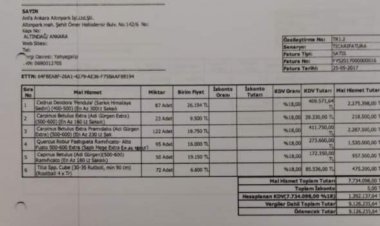 Melih Gökçek döneminde bazıları tanesi 26 bin liraya alınan ağaçların faturaları ortaya çıktı