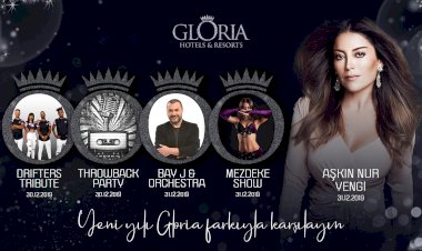 Gloria Hotels & Resorts Yeni Yılı  Aşkın Nur Yengi ile Karşılıyor
