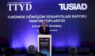 TÜSİAD Yönetim Kurulu Başkanı Simone Kaslowski'nin "Turizmde Dönüşüm Senaryoları" raporu tanıtım toplantısı konuşması