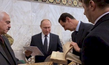 Putin Şam'da Esad'la Emevi Camii'ni ziyaret etti
