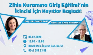 Zihin Kuramına Giriş Eğitimi’nin İkincisi İçin Kayıtlar Başladı!