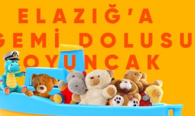 İDO’dan Elazığ’a bir gemi dolusu oyuncak