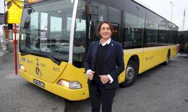 İETT’NİN KADIN ŞOFÖRLERİ DİREKSİYON BAŞINDA