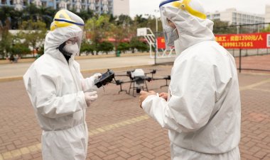 DJI Dronlar Koronavirüs’le Savaşıyor