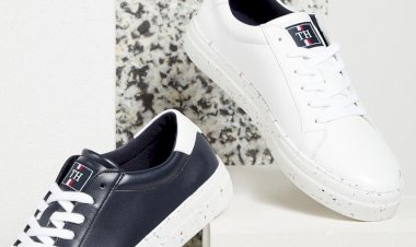 Tommy Hilfiger'ın elma kabuğundan ayakkabısı...