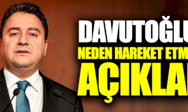 Ali Babacan, Ahmet Davutoğlu ile neden bir arada olmadığını açıkladı