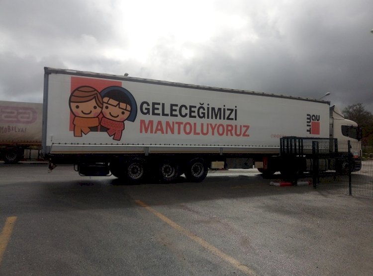 6 BİN KIŞLIK MONT ÇOCUKLARLA BULUŞTU