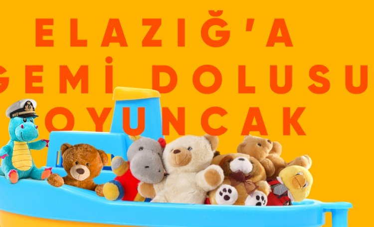 İDO’dan Elazığ’a bir gemi dolusu oyuncak