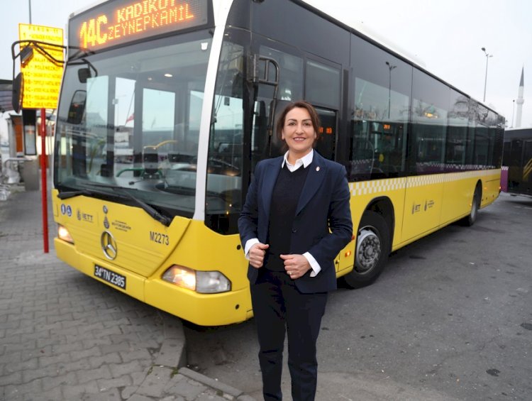 İETT’NİN KADIN ŞOFÖRLERİ DİREKSİYON BAŞINDA