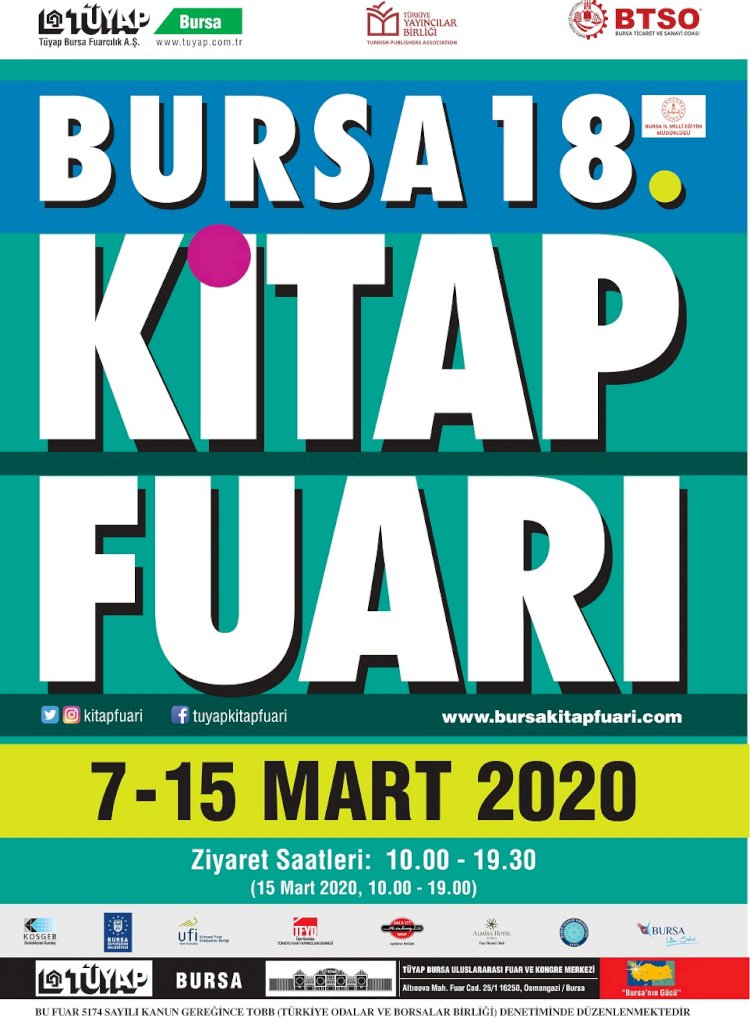 BURSA 18. KİTAP FUARI ETKİNLİK PROGRAMI AÇIKLANDI