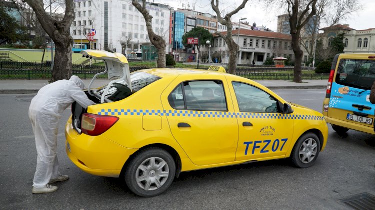 İSTANBUL TAKSİLERİ BRC İŞBİRLİĞİYLE DEZENFEKTE EDİLDİ