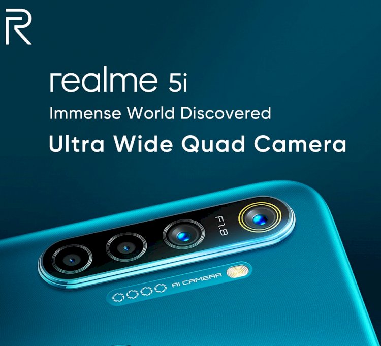 Güç yeniden tanımlanıyor: 4 kameralı realme 5i, pil performansı ile baş döndürüyor