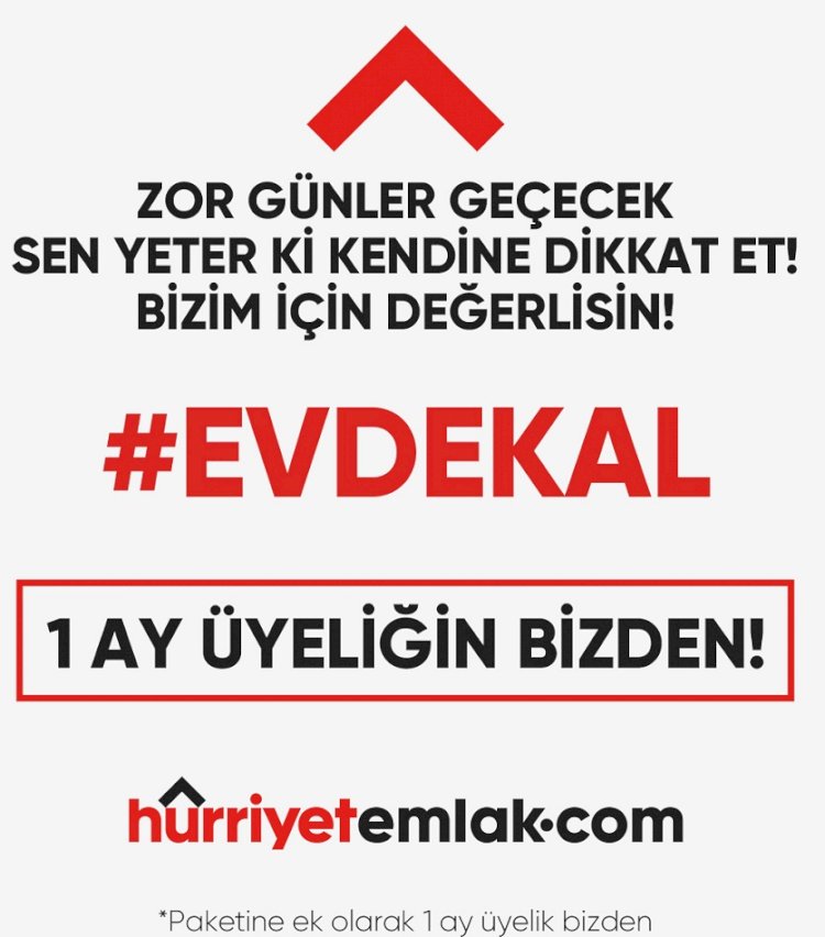 Hürriyet Emlak’tan 1 ay ücretsiz üyelik