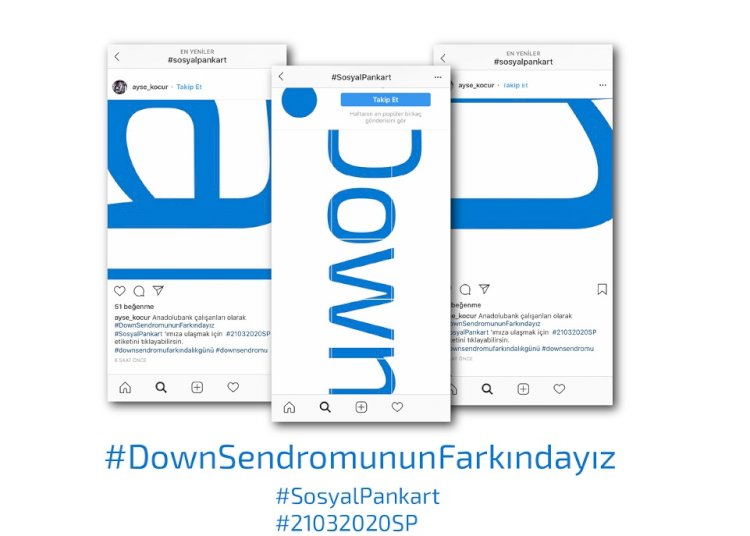 Anadolubank’tan down sendromuna dikkat çeken paylaşım