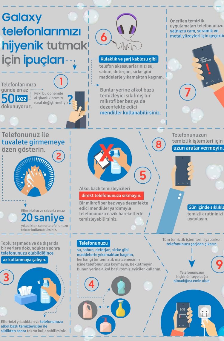 Koronavirüs tehdidine karşı telefon ve tabletlerinizi nasıl temizlemelisiniz?